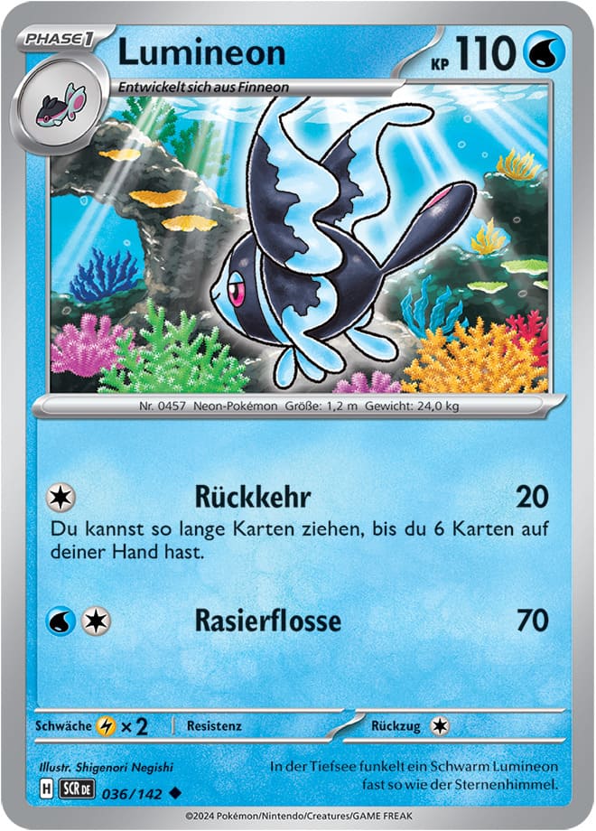 SCR036 - Lumineon - Stellarkrone - KP 07 - (SCR036/142)