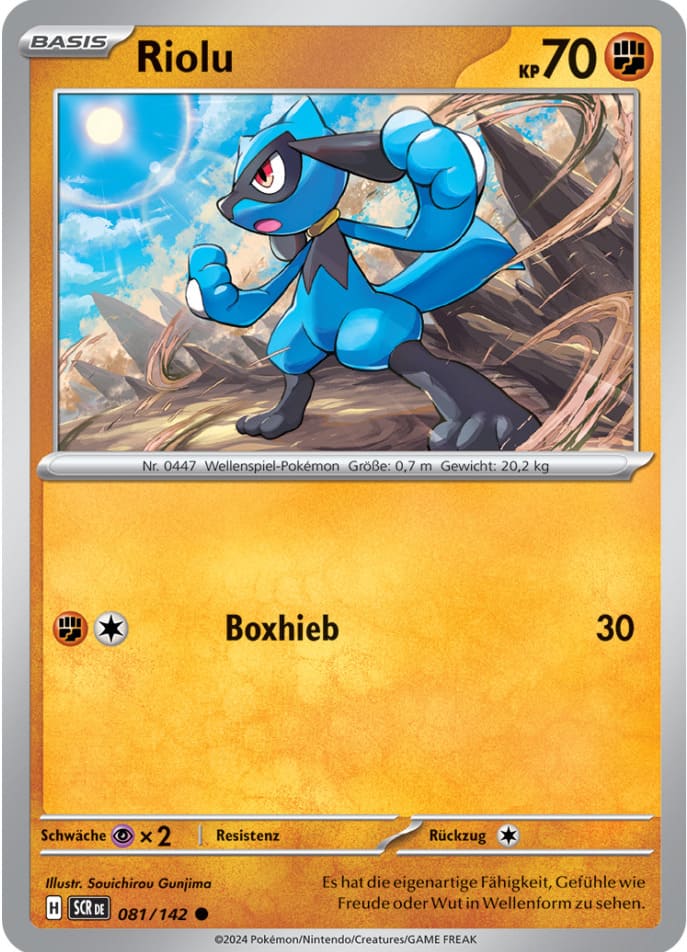 SCR081 - Riolu - Stellarkrone - KP 07 - (SCR081/142)