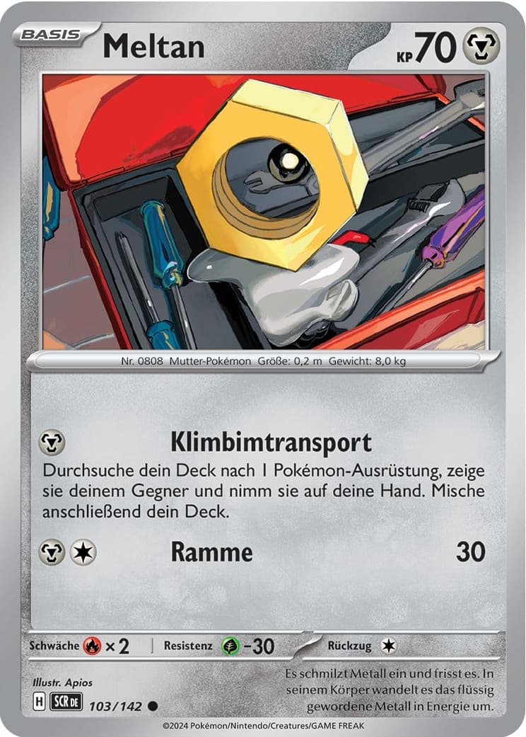 SCR103 - Meltan - Stellarkrone - KP 07 - (SCR103/142)