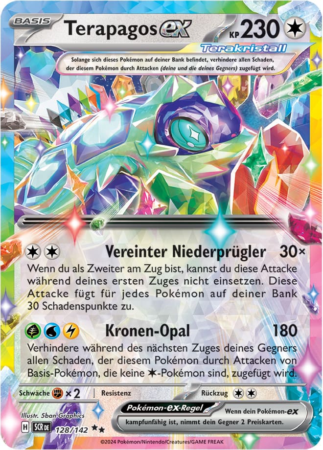 SCR128 - Terapagos ex - Stellarkrone - KP 07 - (SCR128/142)