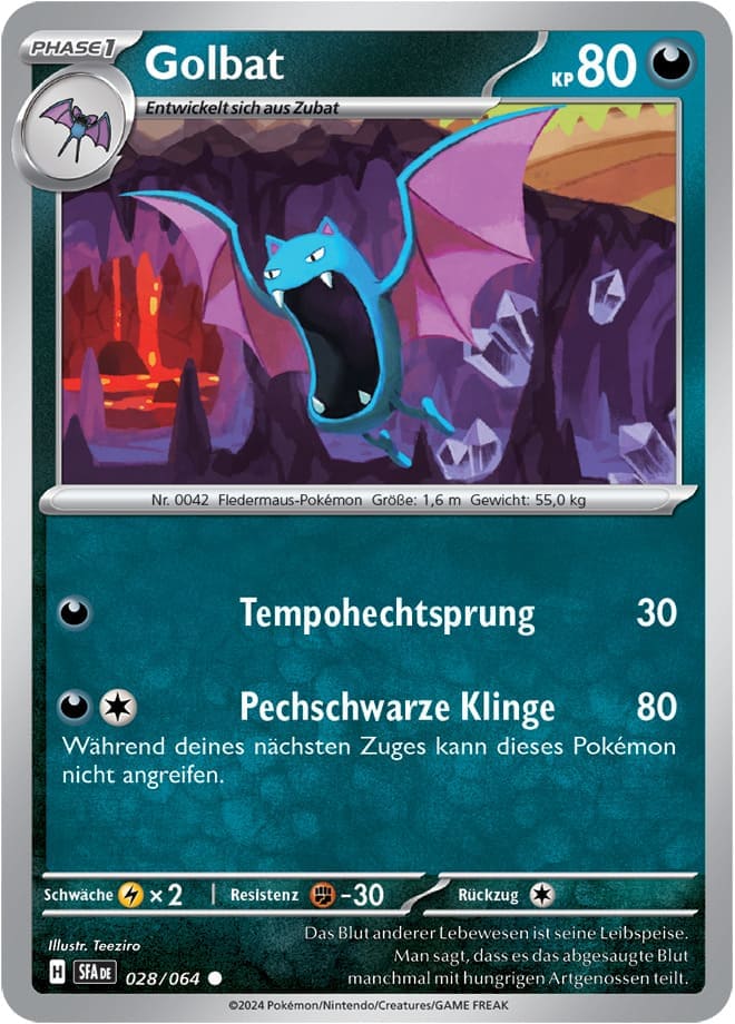 SFA028 - Golbat - Nebel der Sagen - KP 6.5 - (SFA028/64)