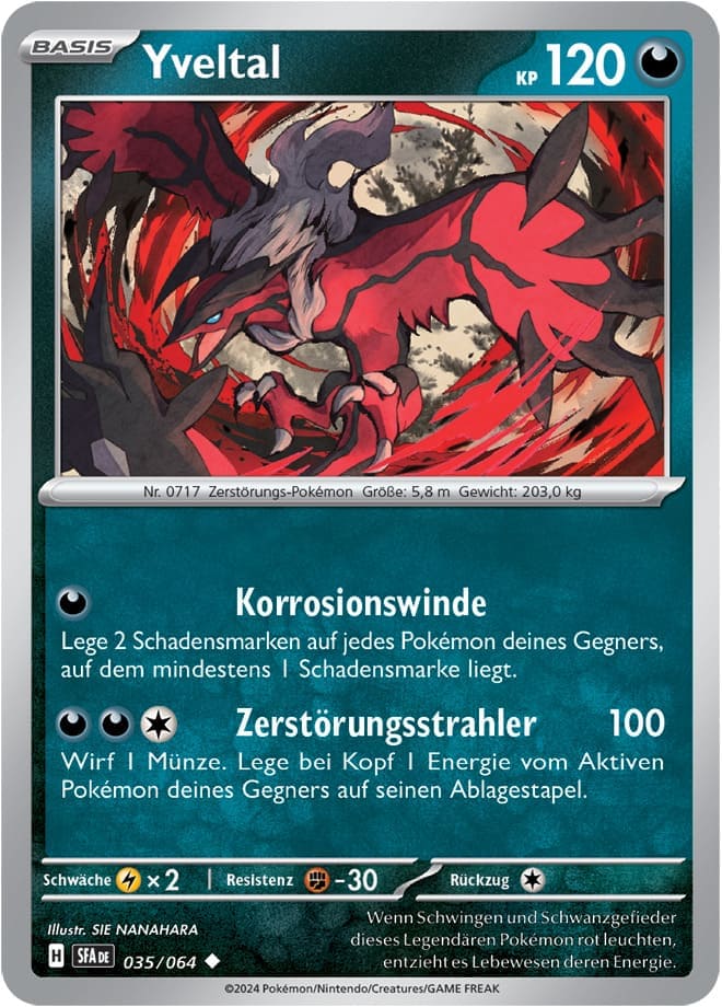 SFA035 - Yveltal - Nebel der Sagen - KP 6.5 - (SFA035/64)