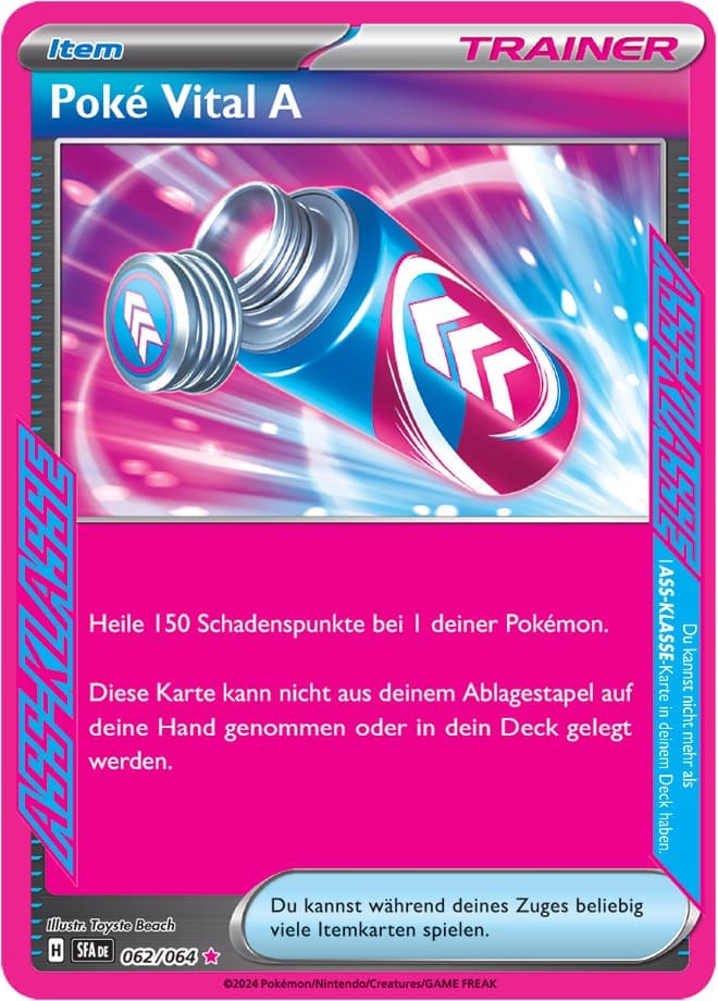 SFA062 - Poké Vital A - Nebel der Sagen - KP 6.5 - (SFA062/64)