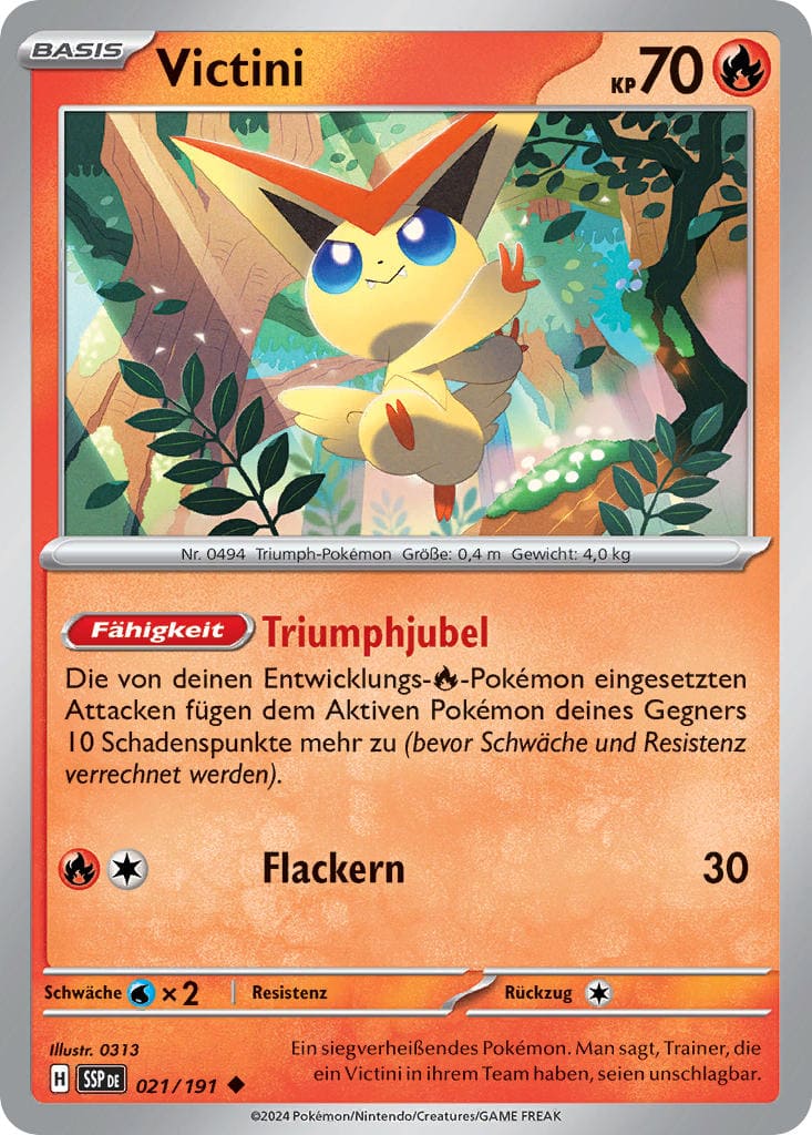 SSP021 - Victini - Stürmische Funken - KP 08 - (SSP021/191)