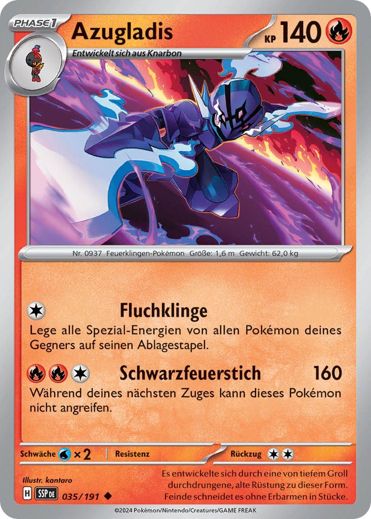 SSP035 - Azugladis - Stürmische Funken - KP 08 - (SSP035/191)