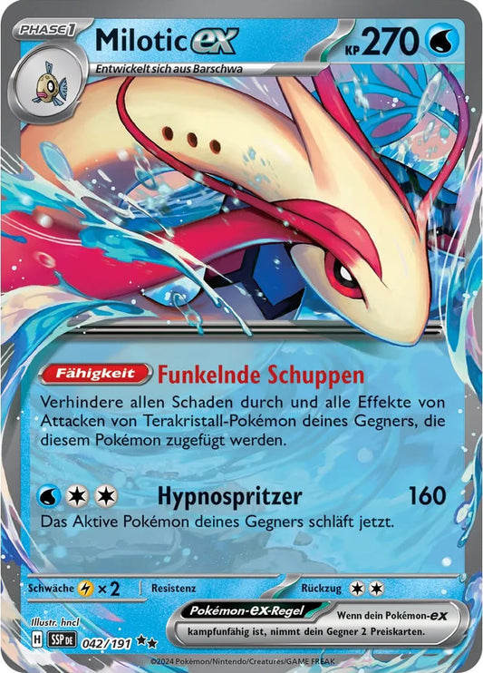 SSP042 - Milotic ex - Stürmische Funken - KP 08 - (SSP042/191)