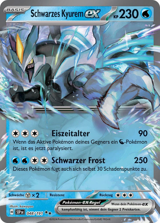SSP048 - Schwarzes Kyurem ex - Stürmische Funken - KP 08 - (SSP048/191)