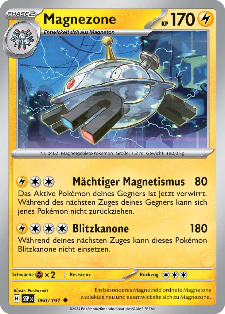 SSP060 - Magnezone - Stürmische Funken - KP 08 - (SSP060/191)