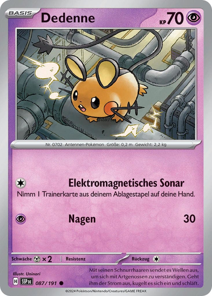 SSP087 - Dedenne - Stürmische Funken - KP 08 - (SSP087/191)
