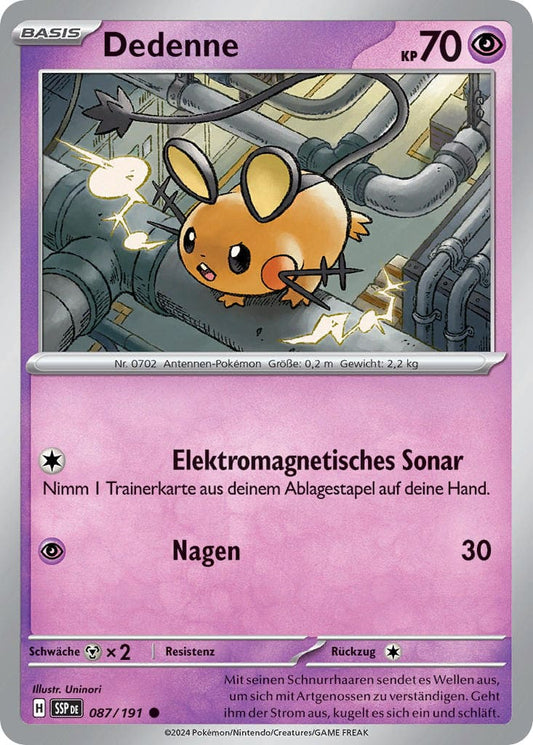 SSP087 - Dedenne - Stürmische Funken - KP 08 - (SSP087/191)