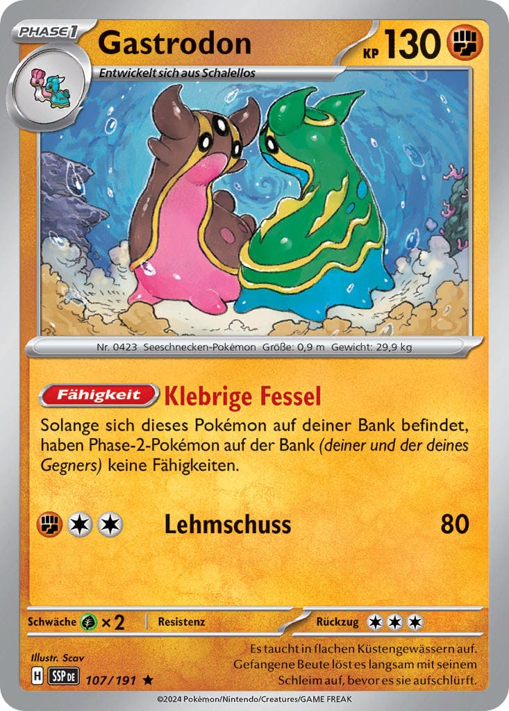 SSP107 - Gastrodon - Stürmische Funken - KP 08 - (SSP107/191)