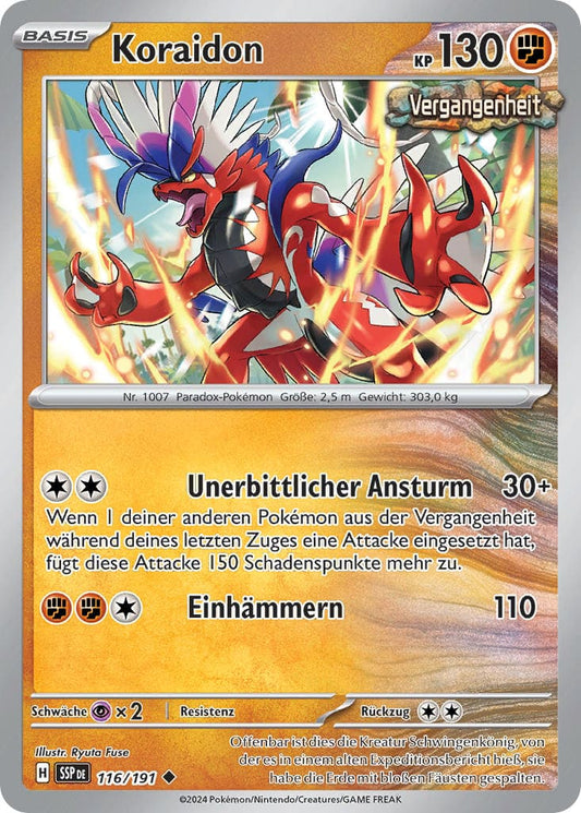 SSP116 - Koraidon - Stürmische Funken - KP 08 - (SSP116/191)