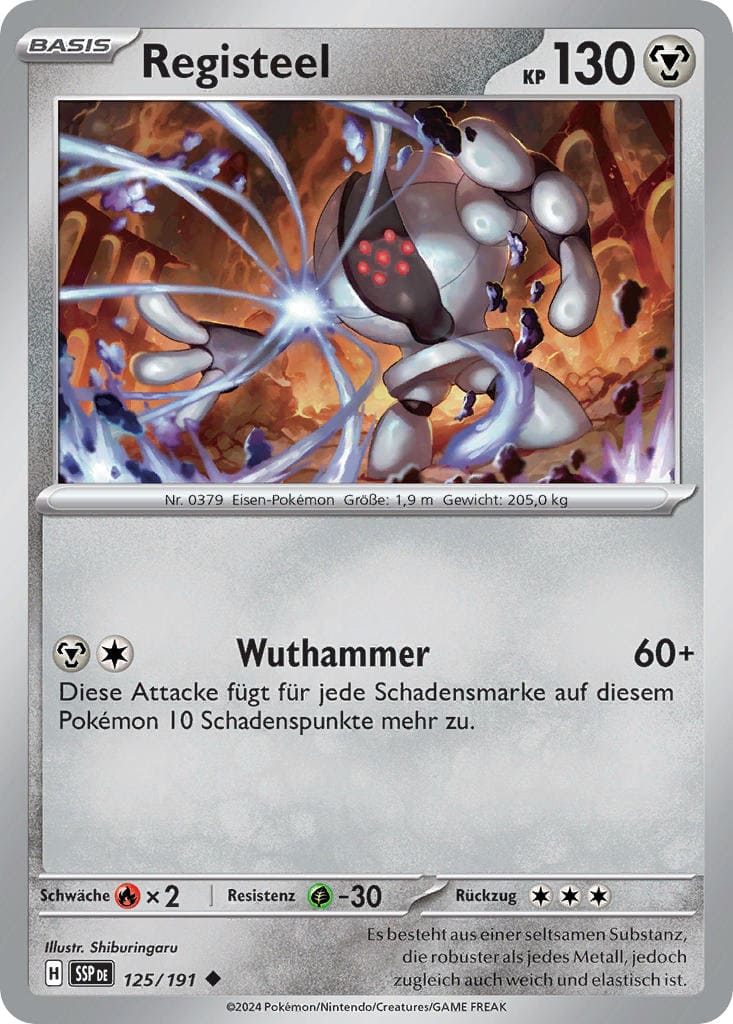 SSP125 - Registeel - Stürmische Funken - KP 08 - (SSP125/191)