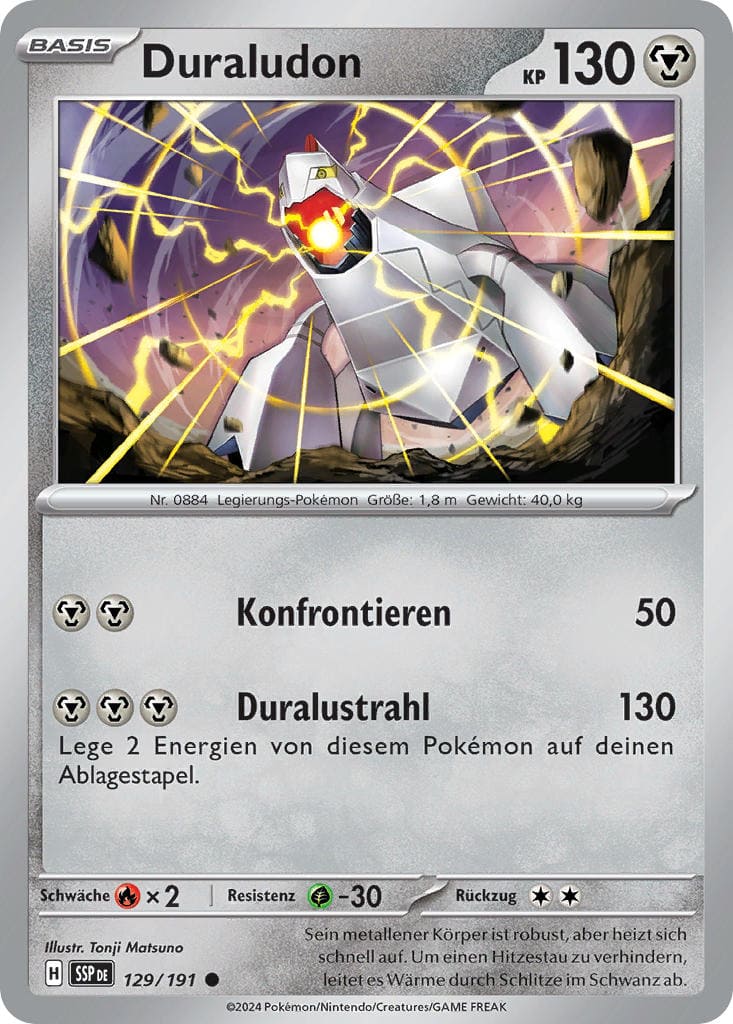 SSP129 - Duraludon - Stürmische Funken - KP 08 - (SSP129/191)