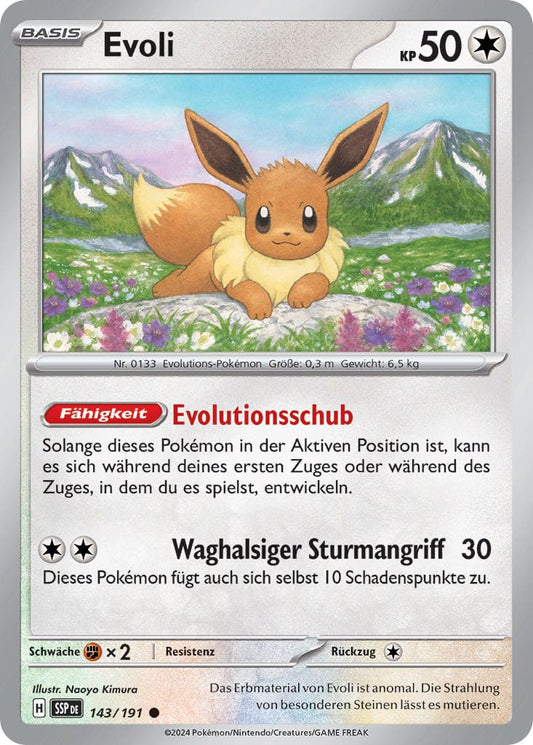 SSP143 - Evoli - Stürmische Funken - KP 08 - (SSP143/191)