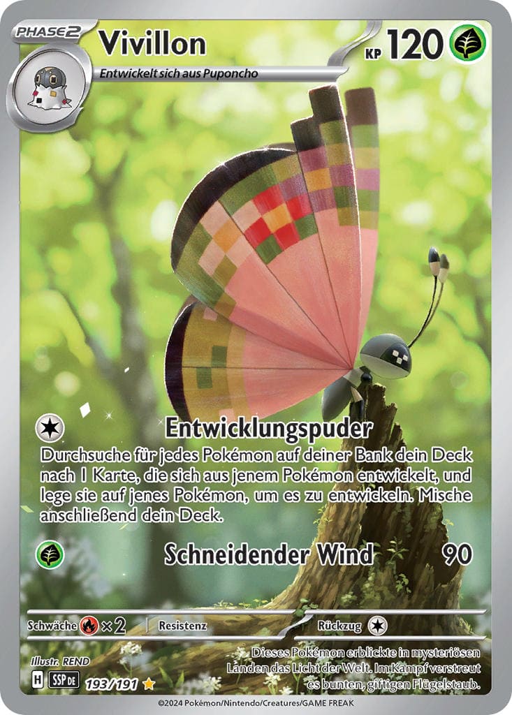 SSP193 - Vivillon - Stürmische Funken - KP 08 - (SSP193/191)