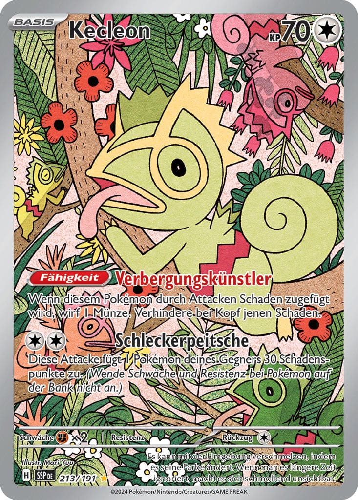 SSP213 - Kecleon - Stürmische Funken - KP 08 - (SSP213/191)