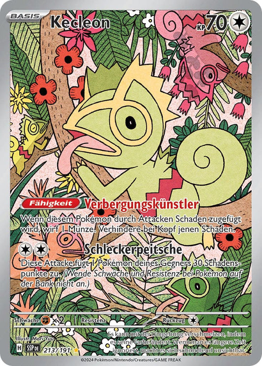 SSP213 - Kecleon - Stürmische Funken - KP 08 - (SSP213/191)