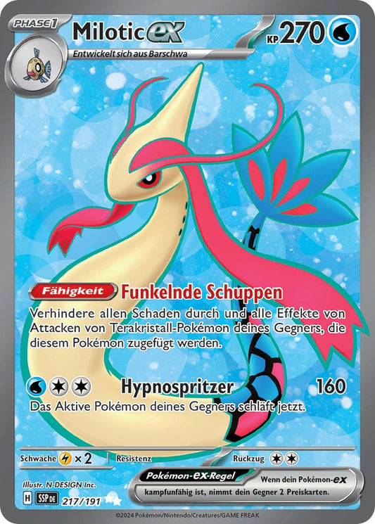 SSP217 - Milotic EX - Stürmische Funken - KP 08 - (SSP217/191)