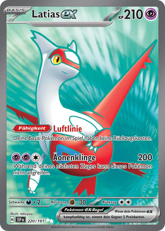 SSP220 - Latias EX - Stürmische Funken - KP 08 - (SSP220/191)