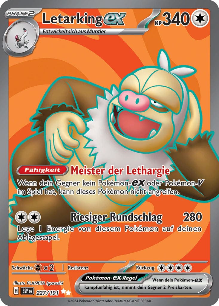 SSP227 - Letarking EX - Stürmische Funken - KP 08 - (SSP227/191)
