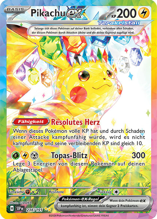 SSP238 - Pikachu - Stürmische Funken - KP 08 - (SSP238/191)