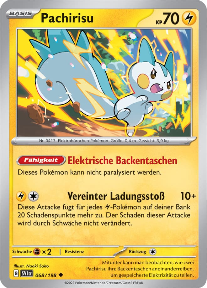SVI068 - Pachirisu - Karmesin & Purpur - KP 01 - (SVI068/198)