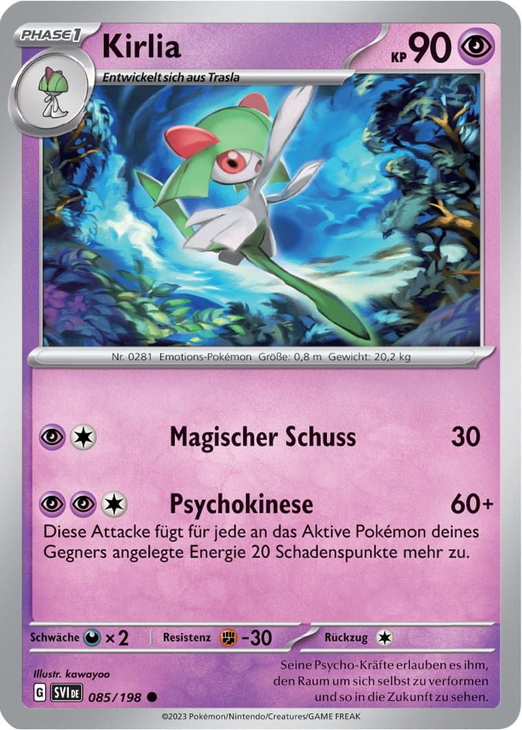 SVI085 - Kirlia - Karmesin & Purpur - KP 01 - (SVI085/198)