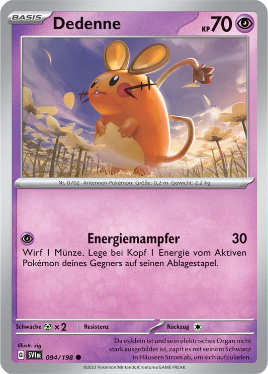 SVI094 - Dedenne - Karmesin & Purpur - KP 01 - (SVI094/198)