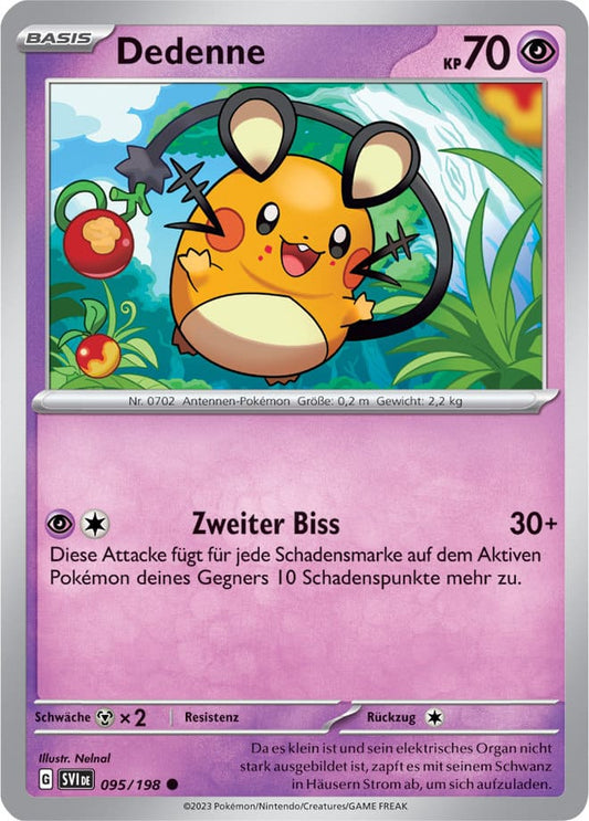 SVI095 - Dedenne - Karmesin & Purpur - KP 01 - (SVI095/198)