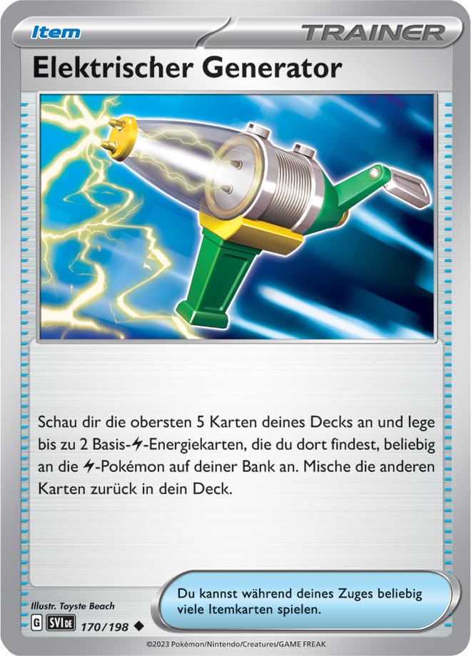 SVI170 - Elektrischer Generator - Karmesin & Purpur - KP 01 - (SVI170/198)