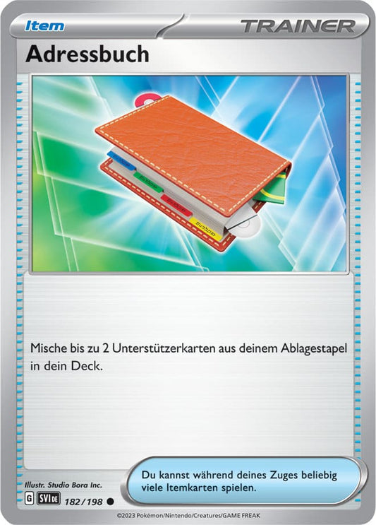 SVI182 - Adressbuch - Karmesin & Purpur - KP 01 - (SVI182/198)