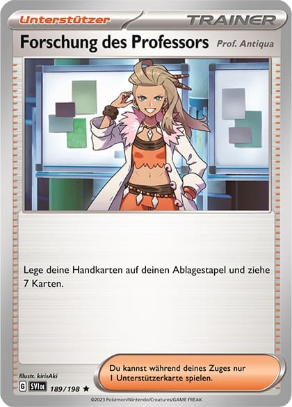 SVI189 - Forschung des Professors - Professor Antiquas - Karmesin & Purpur - KP 01 - (Profes/198)