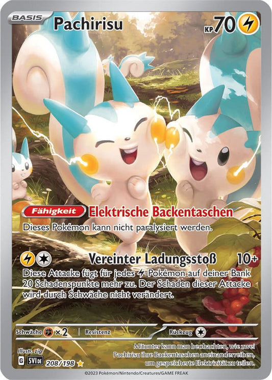 SVI208 - Pachirisu - Karmesin & Purpur - KP 01 - (SVI208/198)