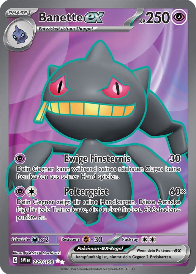 SVI229 - Banette EX - Karmesin & Purpur - KP 01 - (SVI229/198)