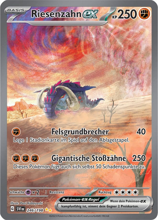 SVI246 - Riesenzahn EX - Karmesin & Purpur - KP 01 - (SVI246/198)