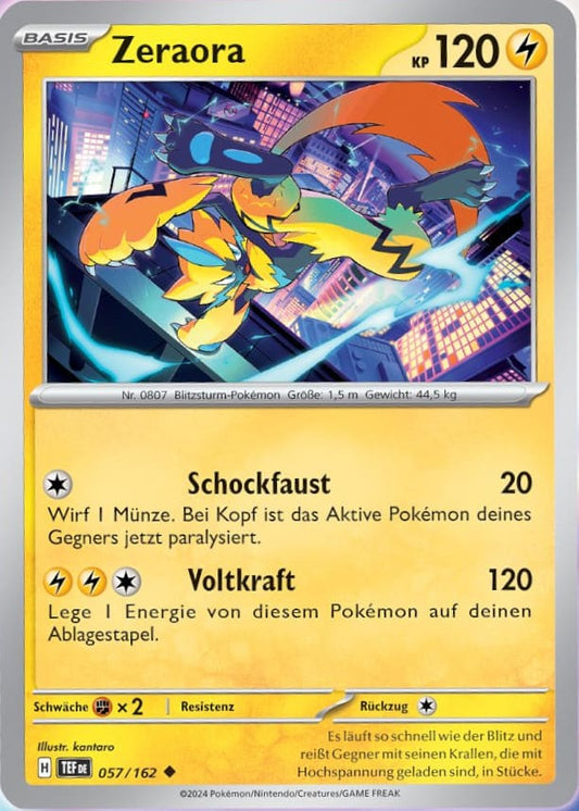 TEF057 - Zeraora - Gewalten der Zeit - KP 05 - (TEF057/162)