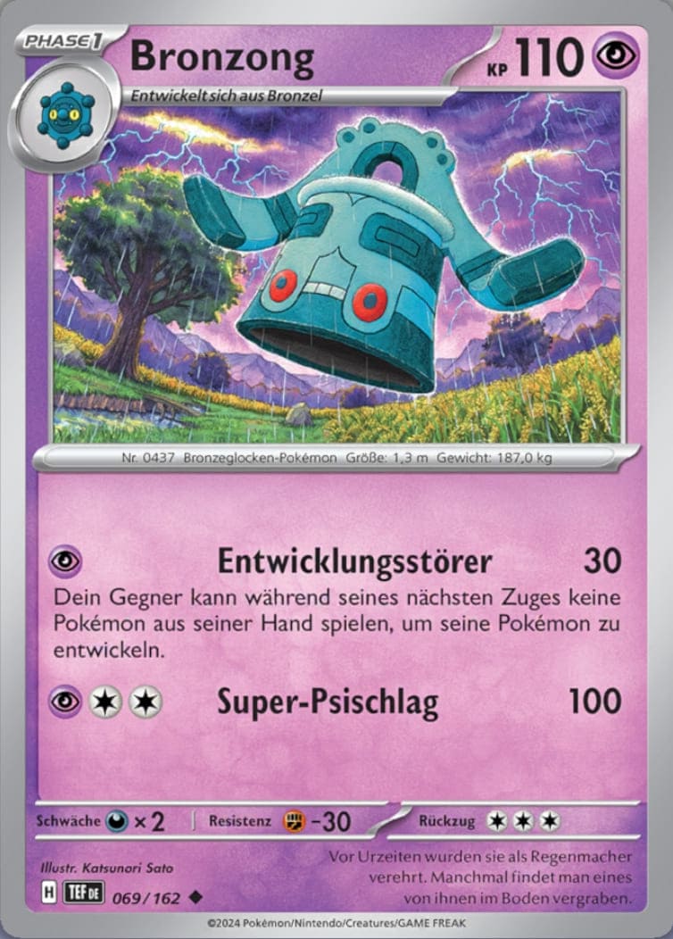 TEF069 - Bronzong - Gewalten der Zeit - KP 05 - (TEF069/162)