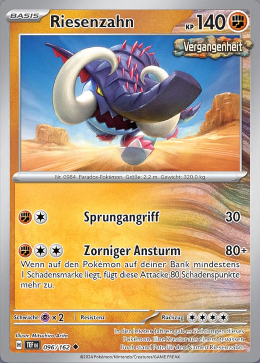 TEF096 - Riesenzahn - Gewalten der Zeit - KP 05 - (TEF096/162)