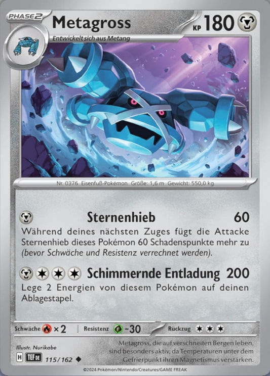 TEF115 - Metagross - Gewalten der Zeit - KP 05 - (TEF115/162)