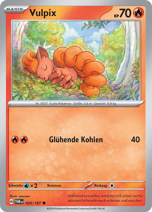 TWM026 - Vulpix - Maskerade im Zwielicht - KP 06 - (TWM026/167)