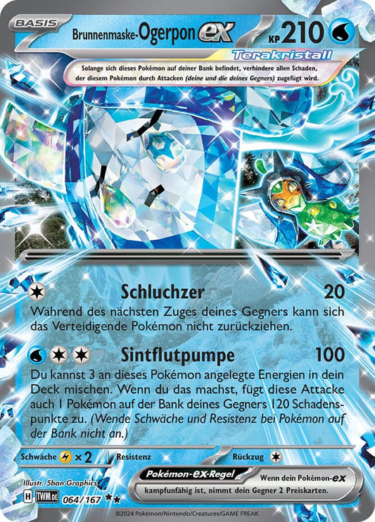 TWM064 - Brunnenmaske Ogerpon ex - Maskerade im Zwielicht - KP 06 - (TWM064/167)