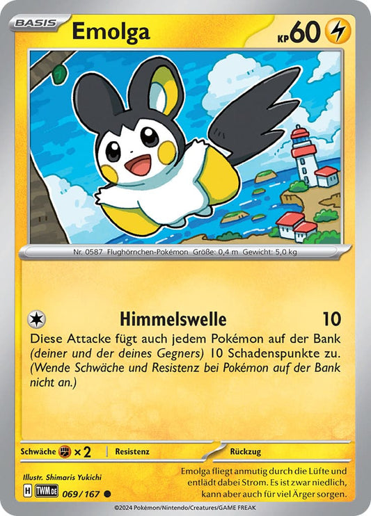 TWM069 - Emolga - Maskerade im Zwielicht - KP 06 - (TWM069/167)
