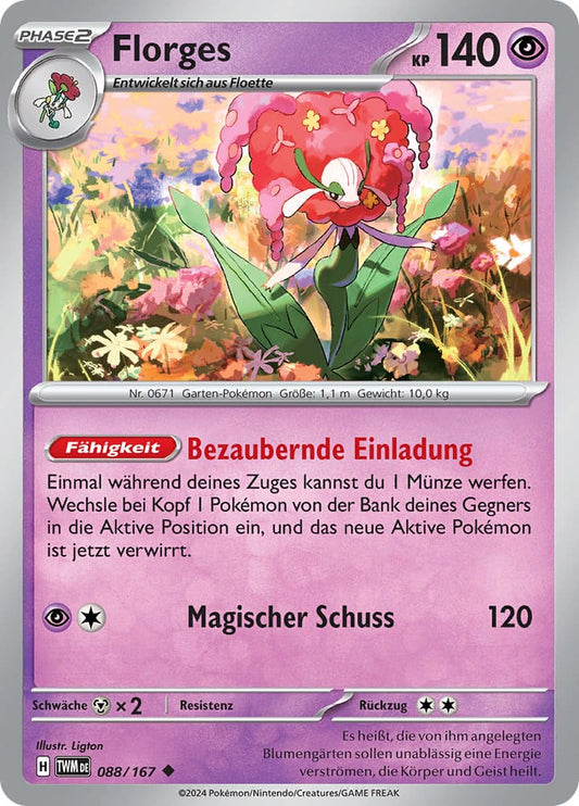 TWM088 - Florges - Maskerade im Zwielicht - KP 06 - (TWM088/167)