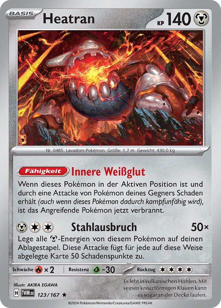 TWM123 - Heatran - Maskerade im Zwielicht - KP 06 - (TWM123/167)