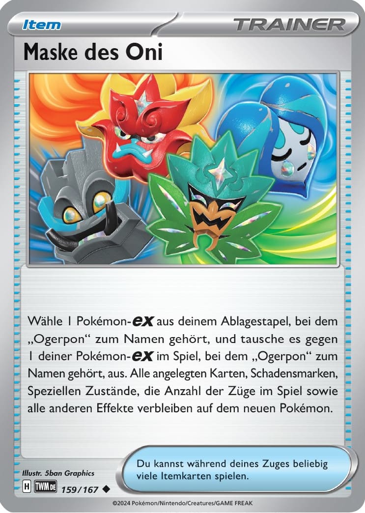 TWM159 - Maske des Oni - Maskerade im Zwielicht - KP 06 - (TWM159/167)