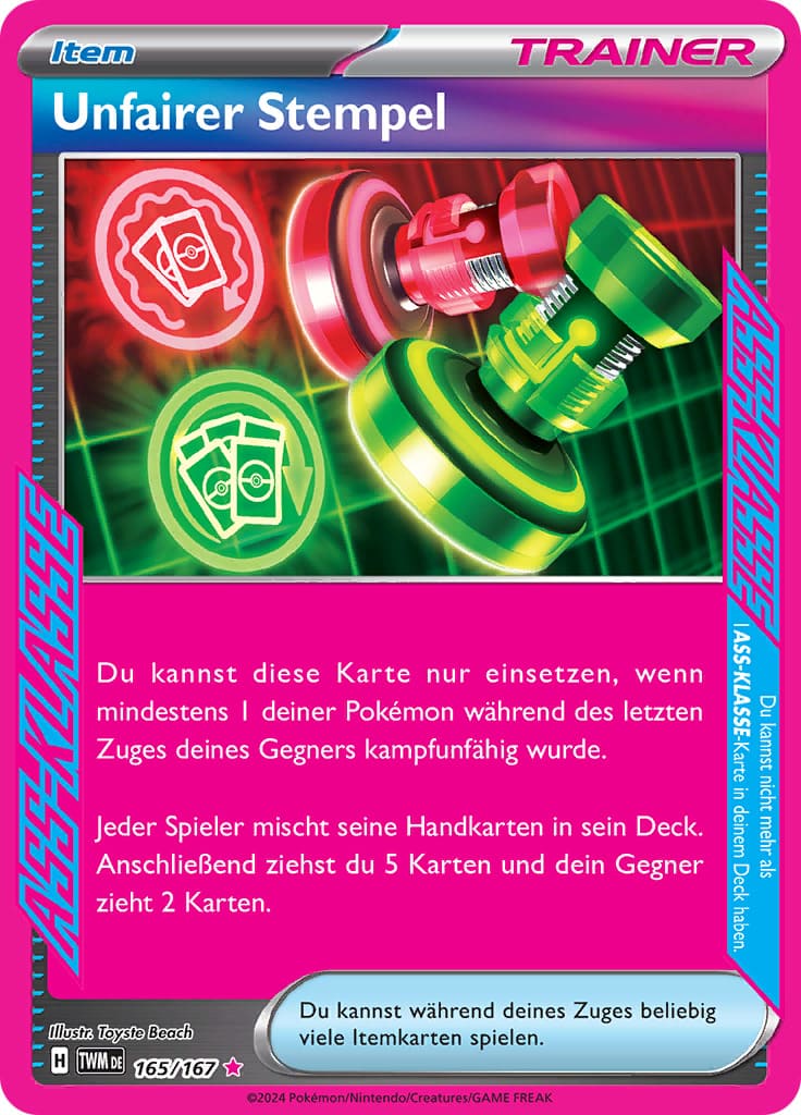 TWM165 - Unfairer Stempel - Maskerade im Zwielicht - KP 06 - (TWM165/167)