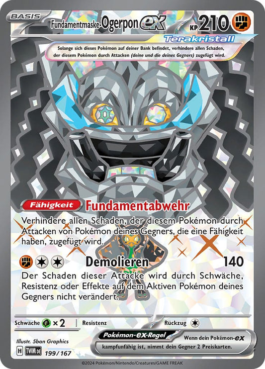TWM199 - Fundamentmaske Ogerpon - Maskerade im Zwielicht - KP 06 - (TWM199/167)