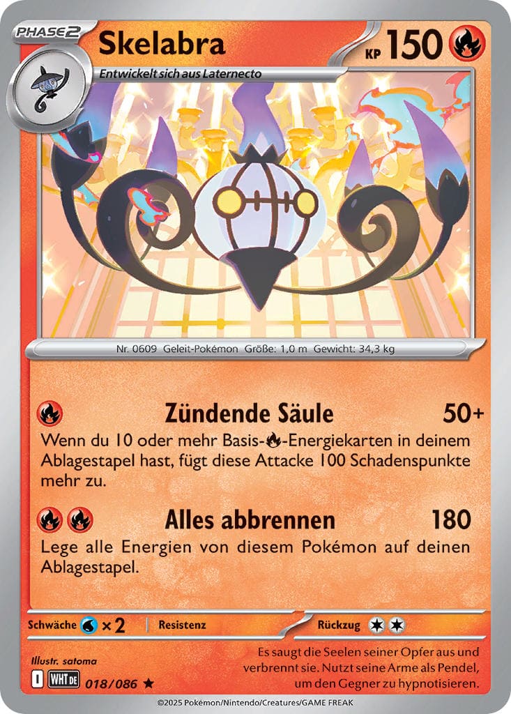 WHT018 - Skelabra - Weiße Flammen - KP 10.5 - (WHT018/86)