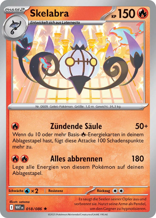 WHT018 - Skelabra - Weiße Flammen - KP 10.5 - (WHT018/86)